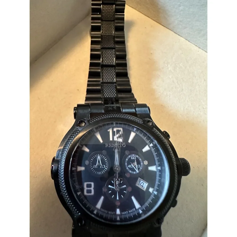 Renato The Beast Limited Edition Black Chronograph Watch 694/900 Swiss